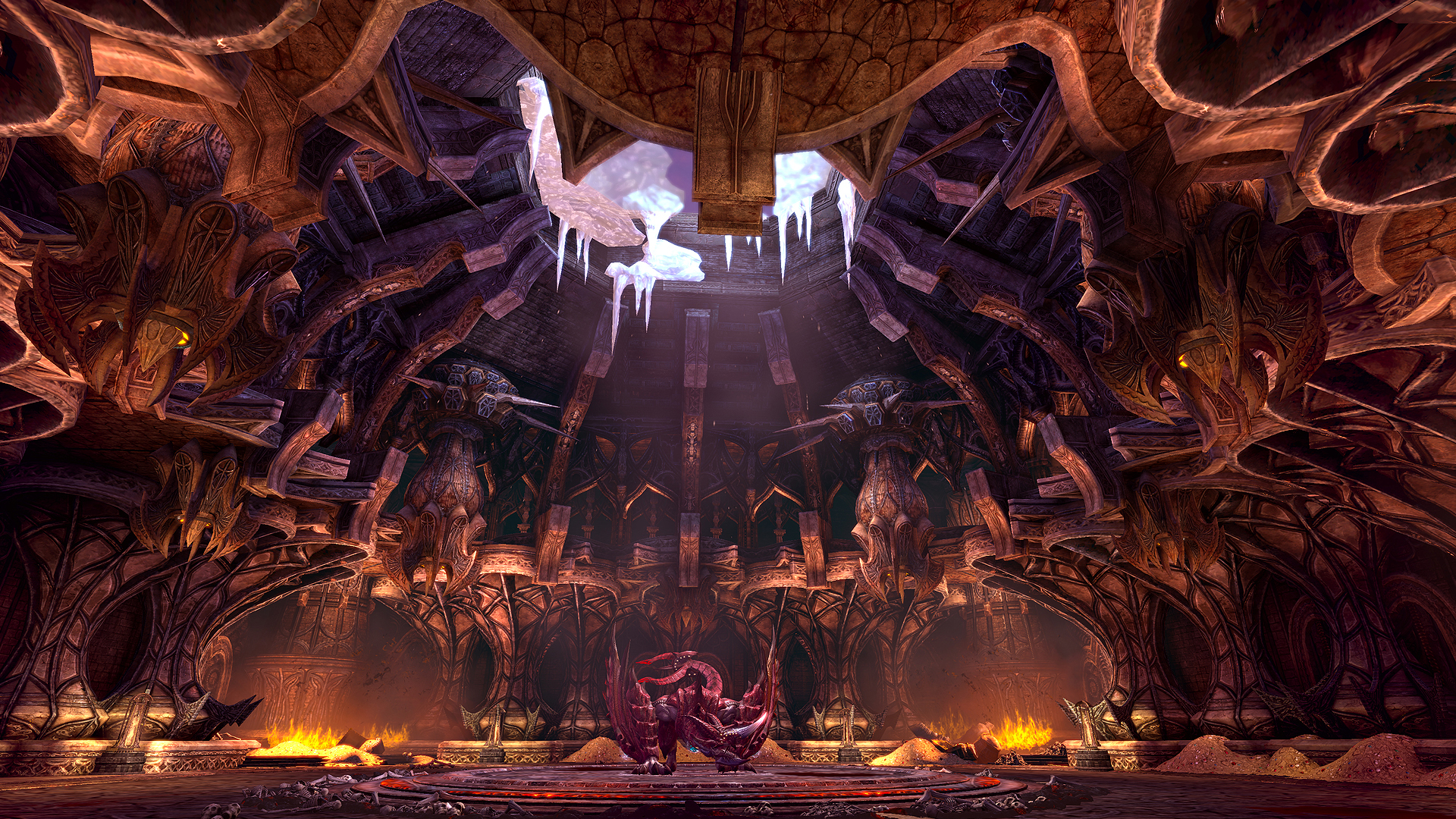 TERA 角色在舞台上展示華麗時裝